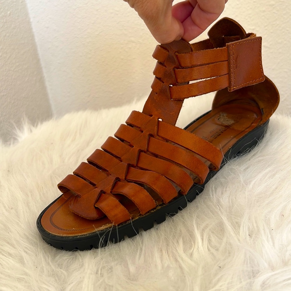Leather gladiator sandal Made in Italy